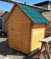 №7 Туалет дачный Домиком, размер 1.5х1.5м